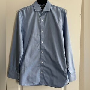 Bonobos Wrinkle Free Tailored Slim Fit Light Blue Dress Shirt
